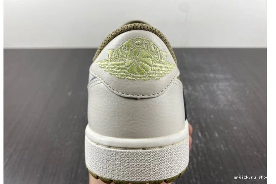 Rep EP Travis FZ3124-200 Neutral Olive Jordan Retro Low Golf Scott 1 0901